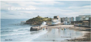 Falling Tide, Tenby Harbour & Castle Hill