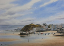 June Sunlight, Tenby Harbour